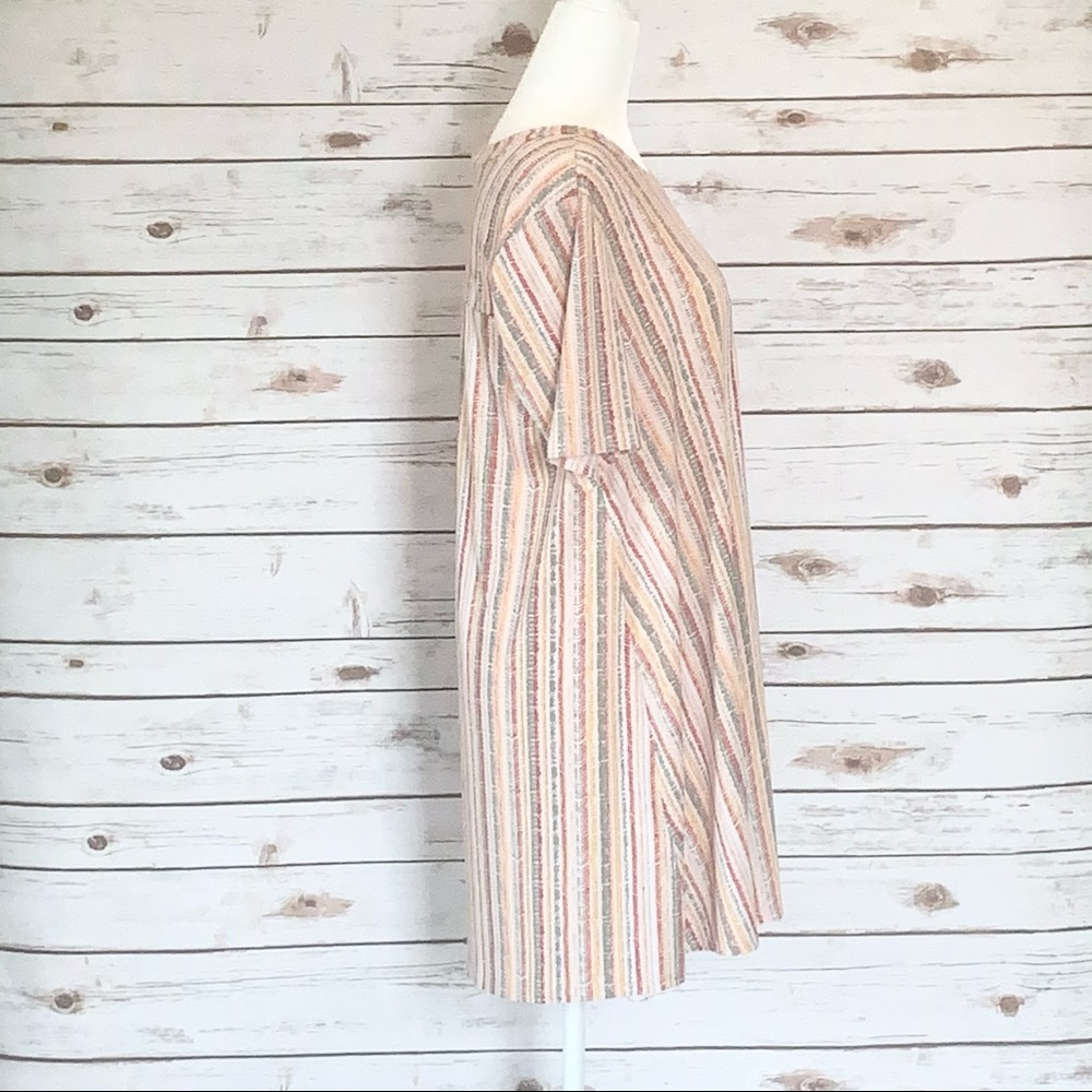 Bcbgeneration Vertical Striped Short Sleeved Dress - image 3